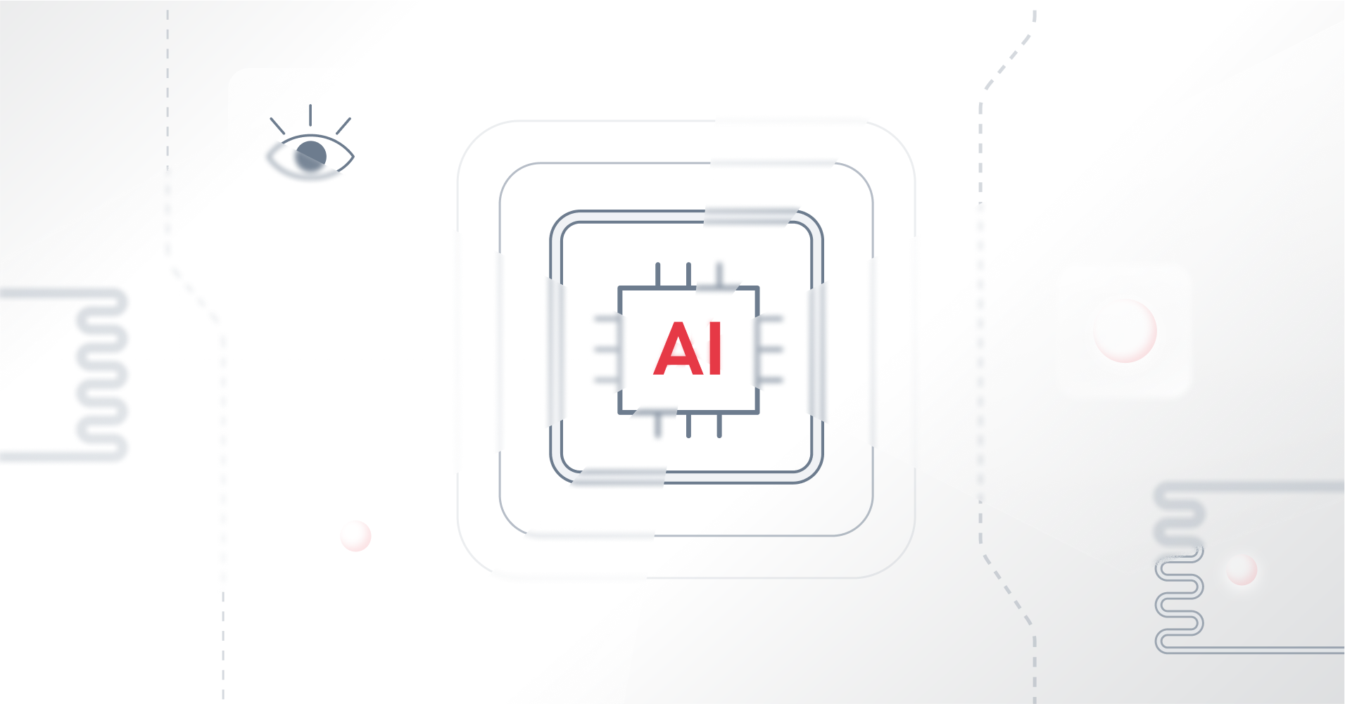 Illustration to the article about AI transparency highlighting main pillars of transparent AI system.