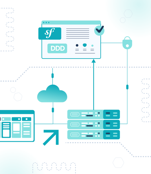 Abstract image illustrating Domain Driven Design in Symfony